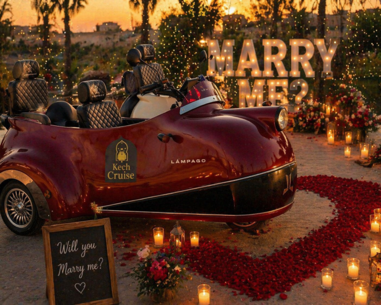 Comment organiser la demande en mariage parfaite à marrakech (Avec Circuit LÁMPAGO)